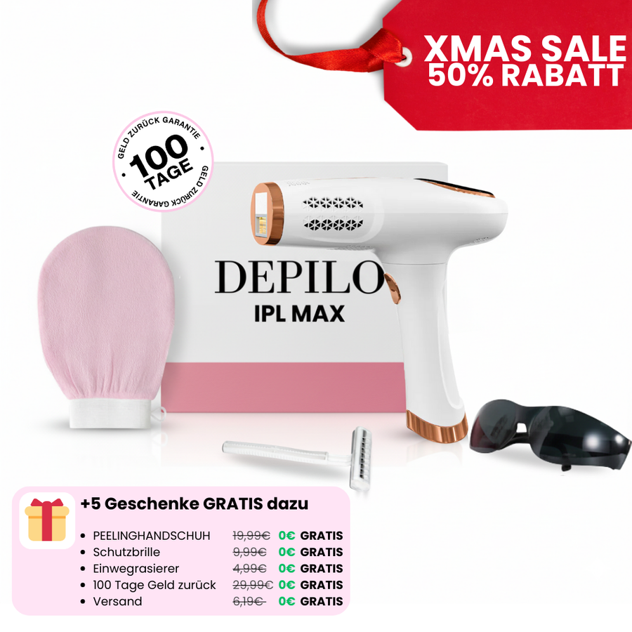 Depilo IPL Max - Dauerhafte Haarentfernung